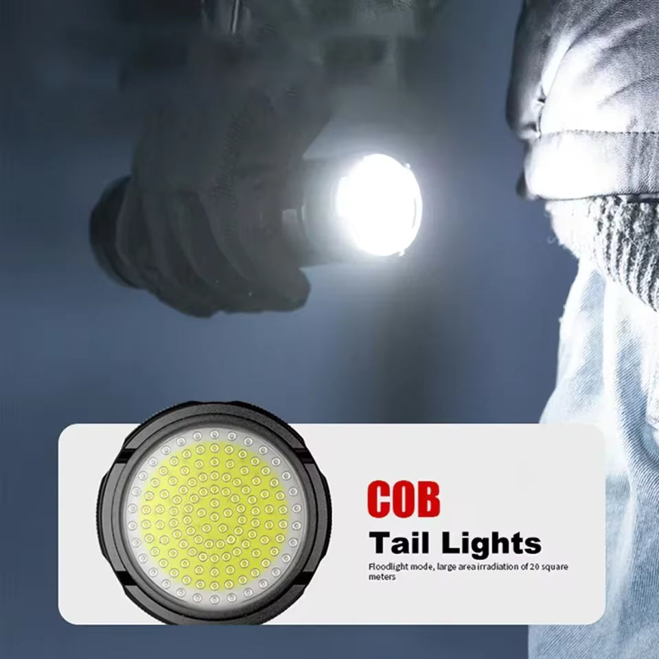 Ultra Bright LED Flashlight Powerful Tactical Torch 15000mah