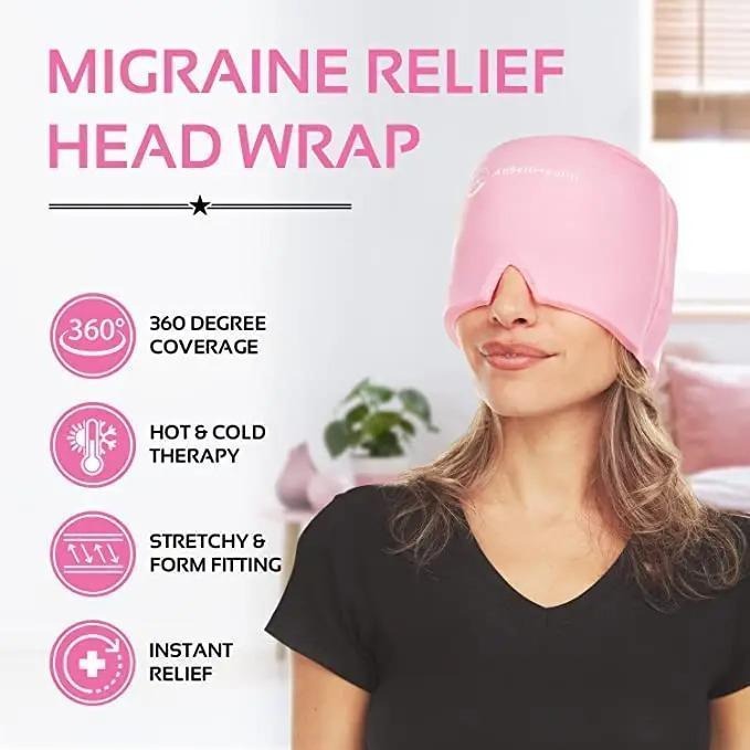 1 Pc Blue Silicone Headache Relief Patch - Durable and User-Friendly Solution