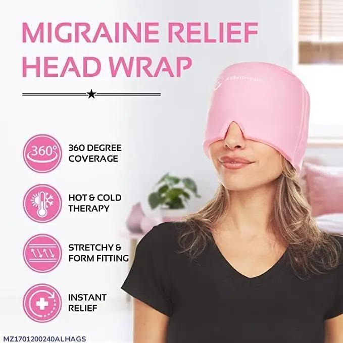 1 Pc Blue Silicone Headache Relief Patch - Durable and User-Friendly Solution
