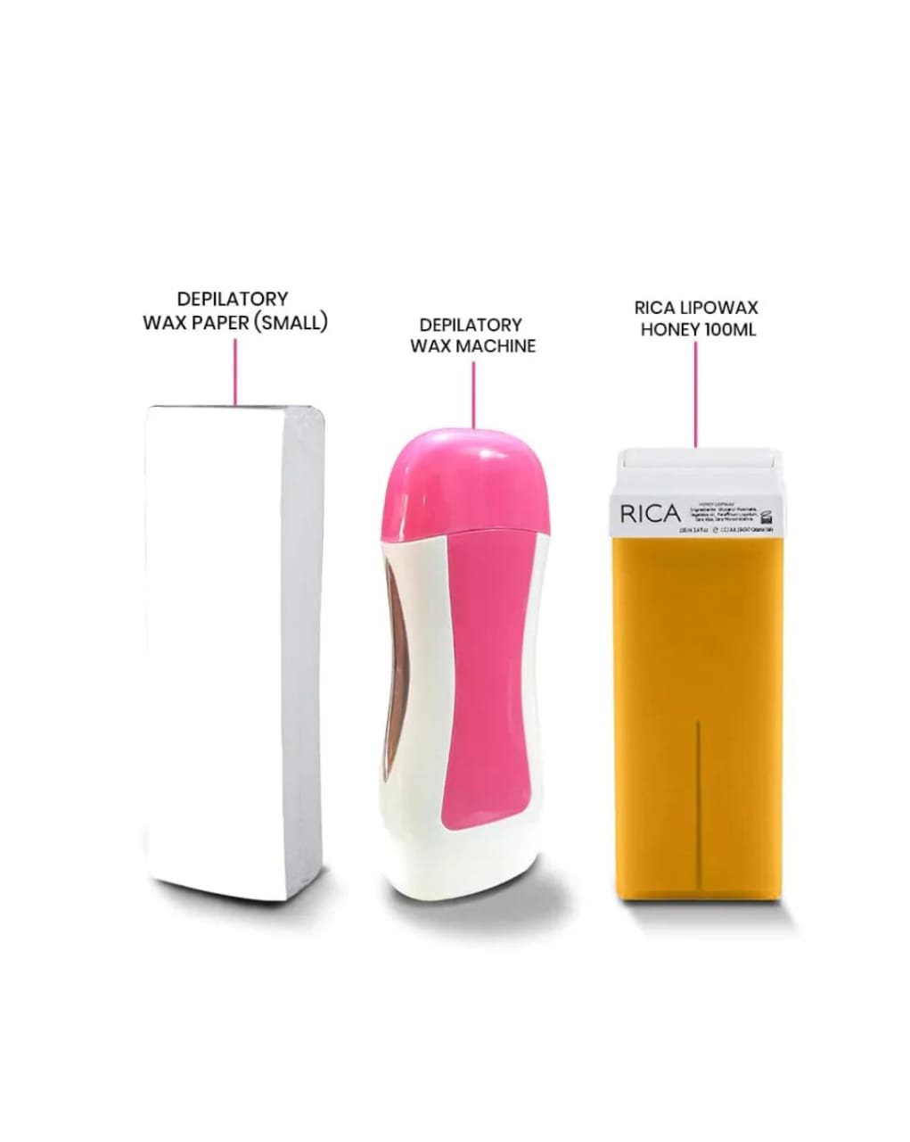 3-in-1 Depilatory Wax Heater & Roll-On Epilator – Full-Body Hair Removal