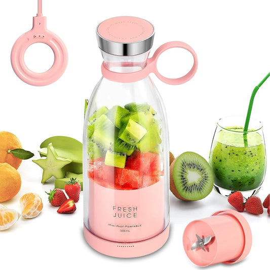 Portable Juicer Blender - 350ml Wireless Electric for Fresh Juice